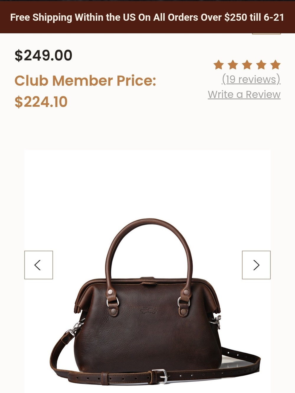 Saddleback Leather Co. Everyday Purse - Picture 2 of 5